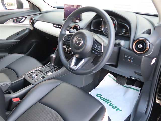 マツダ ＣＸ－３ 15S スーパー エッジー 石川県 2023(令5)年 1.2万km ベージュ パドルシフト/ACC/ハンドルリモコン/ハンドルヒーター/Fシートヒーター/ブレーキホールド/フルセグTV/ビルトインETC/HUD/F/Rドラレコ/オートライト/LEDヘッドライト/F/Rフォグライト/全方位カメラ/コーナーセンサー/BSM/ドアバイザー/純正フロアマット/メモリー付パワーシート/ハーフレザーシート