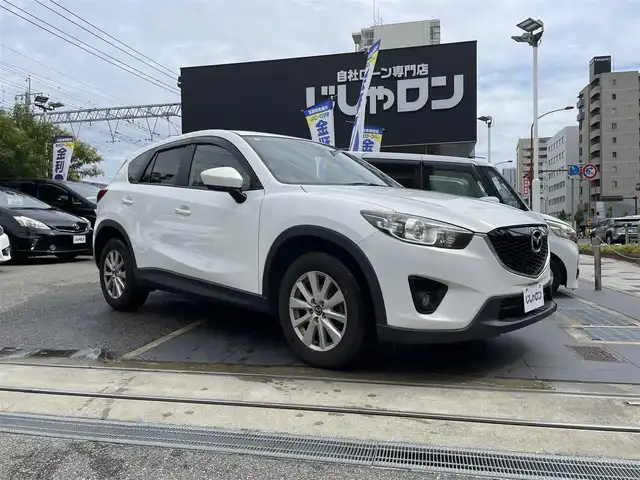 マツダ ＣＸ－５ XD Lパッケージ 兵庫県 2013(平25)年 7.4万km クリスタルホワイトパールマイカ (株)IDOMが運営する【じしゃロン西宮店】の自社ローン専用車両になります。こちらは現金またはオートローンご利用時の価格です。自社ローンご希望の方は別途その旨お申付け下さい/＊ETC/＊バックカメラ/＊パワステ/＊パワーウィンドウ/＊アイドリングストップ/＊パワーシート/＊シートヒーター/＊横滑り防止装置/＊オートライト