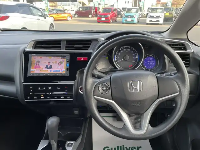 ホンダ フィット 13G FパックコンフォートED 石川県 2016(平28)年 6.4万km 青 4WD/純正メモリーナビ/フルセグTV/バックカメラ/ETC/ドライブレコーダー/スマートキー/プッシュスタート/電動ミラー/オートエアコン