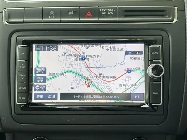 フォルクスワーゲン ポロ TSIコンフォートライン 福島県 2017(平29)年 5.2万km ピュアホワイト 登録時走行距離：51/812km/メーカー純正SDナビ/（フルセグTV/BT接続/CD/DVD/AM/FM）/ETC/革巻きステアリング/ステアリングスイッチ/オートライト/アイドリングストップ/ドライブレコーダー/フォグランプ/電格ミラー/ウィンカーミラー/バックカメラ/純正AW/純正フロアマット