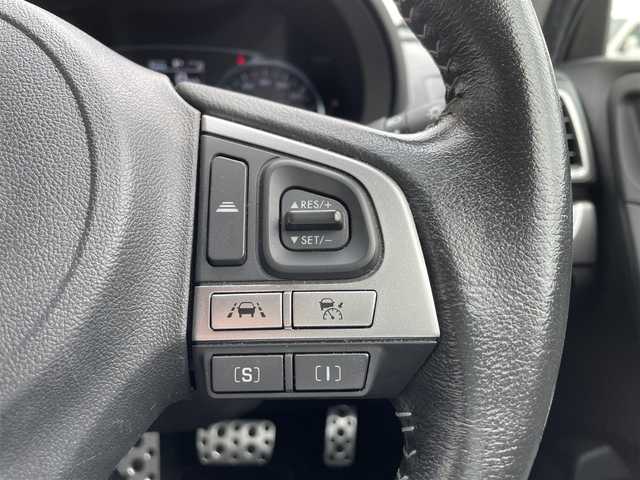 スバル フォレスター S－リミテッド 福島県 2018(平30)年 5.3万km クリスタルブラックシリカ ワンオーナー/S-Limited アドバンスドセイフティパッケージ/アイサイト（ver.3）/純正DIATONEサウンドナビ/CD/DVD/SD/BT/USB/フルセグTV/黒レザーシート/パワーシート/シートヒーター/レーダークルーズコントロール/パワーバックドア/ステアリング連動ヘッドランプ/ブラインドスポットモニター/アイドリングストップ/バックカメラ/パドルシフト/ルーフレール/純正ドライブレコーダー/ビルトインETC 2.0/USB充電ポート/オートライト/LEDヘッドライト/フォグ/リアフォグ/プッシュスタート/ドアバイザー/フロアマット