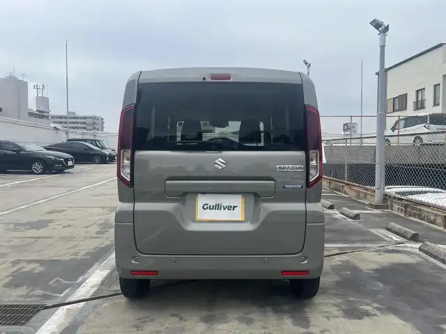 スズキ スペーシア HYBRID X 広島県 2024(令6)年 1.2万km モスグレーメタリック ワンオーナー/全方位モニター付メモリーナビゲーション/・スズキコネクト/・9インチHDディスプレイ/・フルセグTV/・AppleCarPlay/AndroidAuto/・全方位モニター用カメラ/・USBソケット/セーフティーパッケージ/・アダプティブクルーズコントロール/・車線維持支援機能/・電子パーキングブレーキ/・オートブレーキホールド/セーフティーサポート/両側パワースライドドア/フロントシートヒーター/パーソナルテーブル