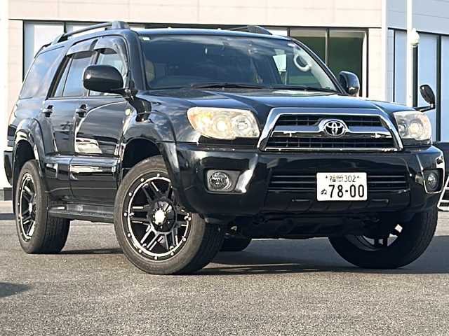 トヨタ ハイラックス サーフ SSR－X LTD 佐賀県 2007(平19)年 12万km ブラック 純正ナビ　４WD　ETC　ドライブレコーダー　バックカメラ　オートライト　オートハイビーム　ルーフレール
