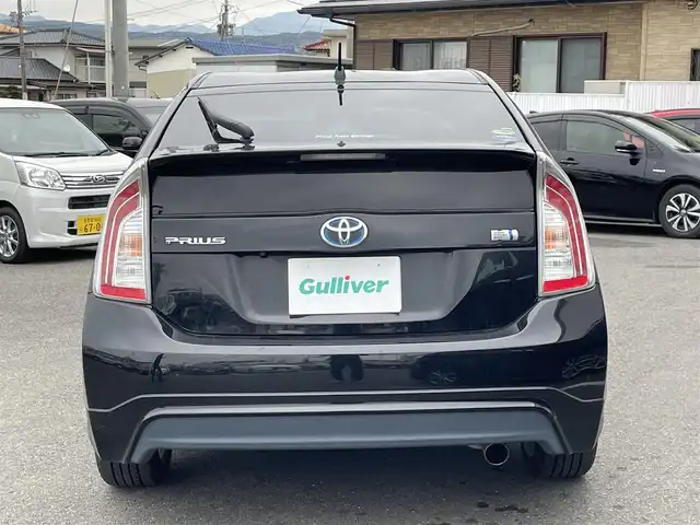 トヨタ プリウス S 長崎県 2014(平26)年 13.6万km ブラック 社外SDナビ/CD/DVD/BT/フルセグTV/バックカメラ/モデリスタエアロ/社外17インチAW/LEDヘッドライト/ETC