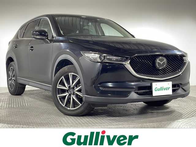 マツダ ＣＸ－５ XD Lパッケージ 神奈川県 2017(平29)年 4.9万km ジェットブラックマイカ 純正SDナビ/（CD/DVD/BT/AM/FM/USB/AUX）/フルセグTV/バックカメラ/サイドカメラ/レーダークルーズコントロール/BSM/衝突軽減ブレーキ/レーンキープアシスト/黒革シート（D/N席パワーシート）/運転席シートメモリー/シートヒーター/ハンドルヒーター/ヘッドアップディスプレイ/パワーバックドア/電動パーキングブレーキ/オートホールド機能/ETC/スマートキー×2