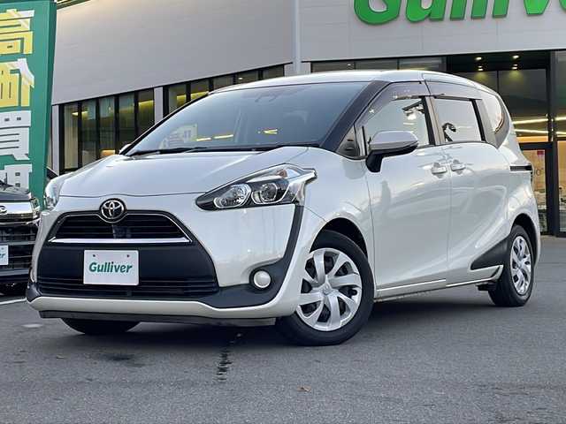 トヨタ シエンタ G 長野県 2016(平28)年 3.7万km ホワイトパールクリスタルシャイン 社外ナビ/【CN-RS02WD】/DVD再生可能/フルセグTV/バックカメラ/BluetoothAudio/両側パワースライドドア/セーフティセンス/・プリクラッシュセーフティ/・レーンディパーチャーアラート/・オートマチックハイビーム/・先行車発進告知機能/ビルトインETC/革巻きステアリング/ステアリングスイッチ/アイドリングストップ/スマートキー/プッシュスタート/電動格納ミラー/純正フロアマット/オートライト