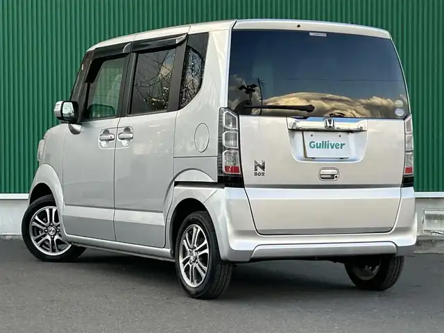 ホンダ Ｎ ＢＯＸ G Lパッケージ 宮城県 2014(平26)年 5.8万km カトラリーシルバーM ワンオーナー/純正SDナビ/【CD・DVD・BT・USB・ワンセグTV】/バックカメラ/左側パワースライドドア/横滑り防止装置/電動格納ミラー/ヘッドライトレベライザー/純正14インチAW/スマートキーX２/ETC
