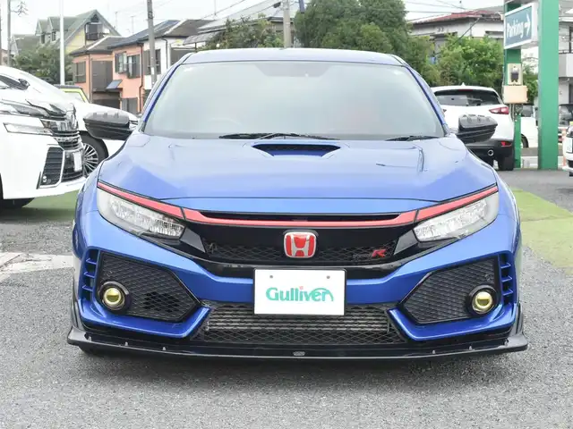 ホンダ シビック タイプR 神奈川県 2019(令1)年 2.4万km ブリリアントスポーティブルーメタリック2トーン 無限　フルエアロ/無限　ステアリング/無限　フルチタンマフラー/無限　シフトノブ/無限　クイックシフター/無限　サイドミラー/無限　ラゲージマット/RAYS VOLKレーシングG-02/純正ナビVXM-195VFi/フルセグテレビ/DVD/CD/Bluetooth/バックカメラ/ETC/スマートキースペアあり/クルーズコントロール/LEDヘッドライト/アンビエントライト/ミラー型レーダー探知機/OPフォグランプ/純正ホイールあり/純正ステアリングあり/保証書/取扱説明書/記録簿R2.4.5.6あり