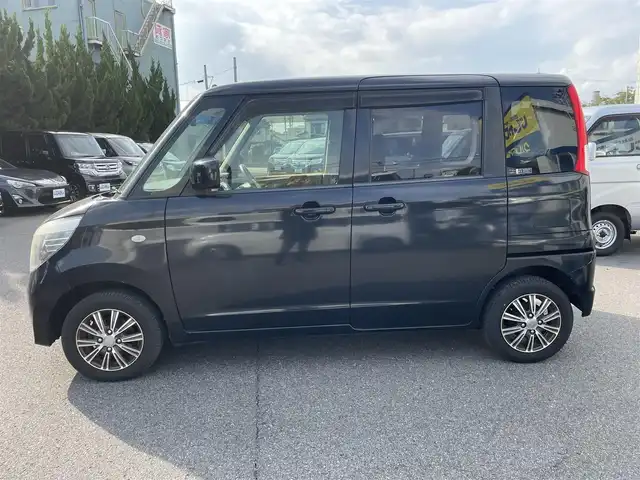 スズキ パレット L 和歌山県 2012(平24)年 7.1万km 黒 (株)IDOMが運営する【じしゃロン和歌山店】の自社ローン専用車両になります。こちらは現金またはオートローンご利用時の価格です。自社ローンご希望の方は別途その旨お申付け下さい/両側イージークローザー/プッシュスタート/スマートキー/パワーステアリング/LEDライト/ダブルエアバック/ABS