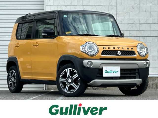 スズキ ハスラー X ターボ 新潟県 2017(平29)年 10.2万km アクティブイエロー/ブラック2トーンルーフ 純正ナビ【フルセグTV/FM・AM/BT】/アラウンドビューモニター/アイドリングストップ/衝突軽減/前後ドライブレコーダー/ETC/USB/DN席シートヒーター/純正アルミホイール/ステアリングスイッチ/オートライト/フォグランプ/スマートキー/スペアキー/プッシュスタート/横滑り防止