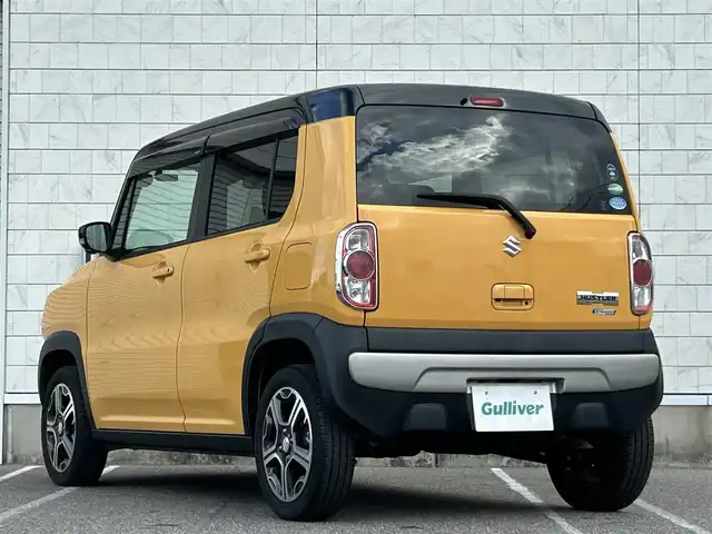 スズキ ハスラー X ターボ 新潟県 2017(平29)年 10.2万km アクティブイエロー/ブラック2トーンルーフ 純正ナビ【フルセグTV/FM・AM/BT】/アラウンドビューモニター/アイドリングストップ/衝突軽減/前後ドライブレコーダー/ETC/USB/DN席シートヒーター/純正アルミホイール/ステアリングスイッチ/オートライト/フォグランプ/スマートキー/スペアキー/プッシュスタート/横滑り防止
