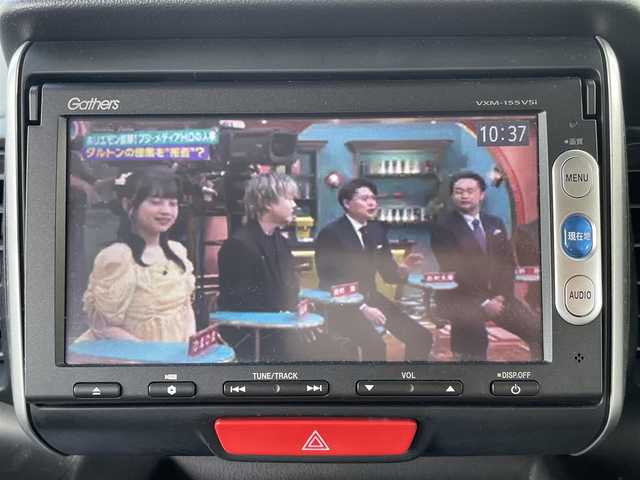 ホンダ Ｎ ＢＯＸ G Lパッケージ 宮城県 2015(平27)年 4.7万km スマートブラック ワンオーナー/メーカーナビ/TV(ワンセグ)/FM・AM/SD/AUX/CD・DVD/Bluetooth/USB/前後社外ドラレコ/サイドビューサポートミラー/後部補助ミラー/両側パワースライドドア/ETC/ドアバイザー/フロアカーペット/プッシュスタートボタン/横滑り防止スイッチ/社外スタッドレスタイヤ(155/65R14)