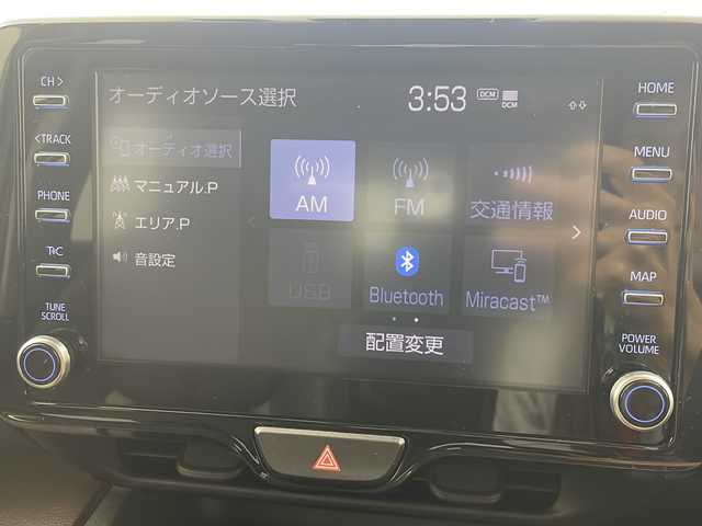 トヨタ ヤリスクロス ハイブリッド Z 岐阜県 2021(令3)年 4.8万km ブラックマイカ/ベージュ 2トーン 純正ディスプレイオーディオ/AM/FM/Bluetooth/USB/AppleCarPlay/AndroidAuto//フルセグTV/バックカメラ/ビルトインETC/ドライブレコーダー/シートヒーター/パワーシート/電動パーキングブレーキ/オートホールド/トヨタセーフティセンス/レーダークルーズコントロール/レーントレーシングアシスト/オートLEDヘッドライト/オートハイビーム/コーナーセンサー/ロードサインアシスト/純正18インチアルミホイール/革巻きステアリング/ハーフレザーシート/純正フロアマット/ドアバイザー