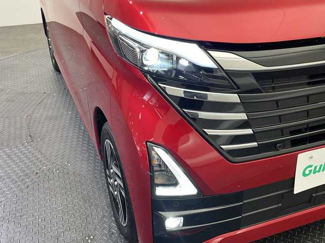 日産 ルークス HWS X プロパイロットED 愛媛県 2024(令6)年 0.3万km スパークリングレッド/ブラック ・純正9インチメモリーナビ/・フルセグテレビ/Bluetooth/・アラウンドビューモニター/・両側パワースライド/・LEDヘッドライト/・衝突被害軽減ブレーキ/・レーンキープシスト/・プロパイロット/・ドライブレコーダー/・スマートキー