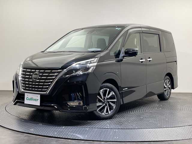 日産 セレナ ハイウェイスター V 愛媛県 2020(令2)年 3.3万km ダイヤモンドブラック ・純正10インチナビ/・フルセグテレビ/Bluetooth/DVD/・アラウンドビューモニター/・フリップダウンモニター/・両側パワースライドドア/・LEDヘッドライト/・プロパイロット/・エマージェンシーブレーキ/・レーンキープアシスト/・ドライブレコーダー/・コーナーセンサー/・スマートキー