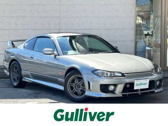 日産 シルビア スペックR　エアロ 兵庫県 1999(平11)年 15.4万km スパークリングシルバー サンルーフ/ETC/社外レーダー/LEDヘッドライト/フォグランプ/純正フロアマット/純正ホイールあり×４/純正ドアバイザー