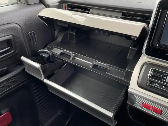 スズキ スペーシア HYBRID X 大阪府 2020(令2)年 5.8万km ピュアホワイトP 社外ナビ/   フルセグTV/CD/Bluetooth/バックカメラ/衝突軽減/シートヒーター/両側パワースライドドア/アイドリングストップ/横滑り防止装置/コーナーセンサー/前後ドライブレコーダー/プッシュスタート/スマートキー/ETC/禁煙車