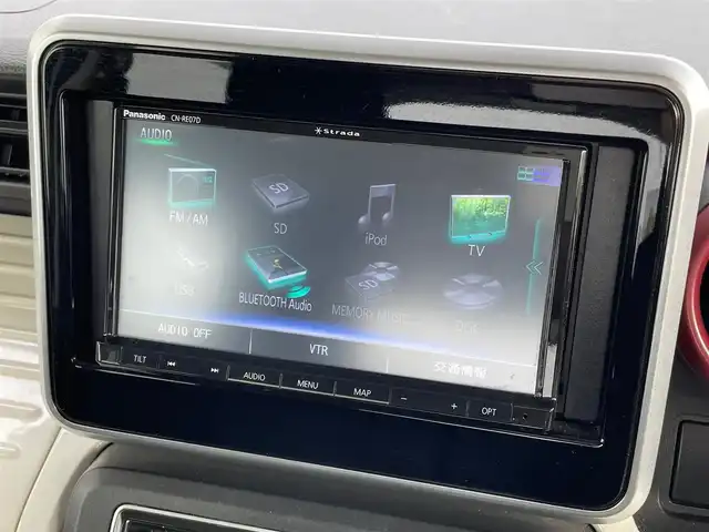 スズキ スペーシア HYBRID X 大阪府 2020(令2)年 5.8万km ピュアホワイトP 社外ナビ/   フルセグTV/CD/Bluetooth/バックカメラ/衝突軽減/シートヒーター/両側パワースライドドア/アイドリングストップ/横滑り防止装置/コーナーセンサー/前後ドライブレコーダー/プッシュスタート/スマートキー/ETC/禁煙車