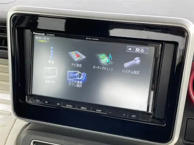 スズキ スペーシア HYBRID X 大阪府 2020(令2)年 5.8万km ピュアホワイトP 社外ナビ/   フルセグTV/CD/Bluetooth/バックカメラ/衝突軽減/シートヒーター/両側パワースライドドア/アイドリングストップ/横滑り防止装置/コーナーセンサー/前後ドライブレコーダー/プッシュスタート/スマートキー/ETC/禁煙車