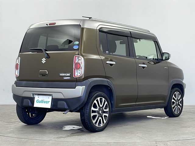 スズキ ハスラー Jスタイル Ⅲ 鹿児島県 2018(平30)年 7万km ブレイブカーキパール/スチールシルバー 純正ナビ/（CD/DVD/BT/フルセグTV）/衝突被害軽減ブレーキ/レーンキープアシスト/ハーフレザーシート/シートヒーター/オートライト/アイドリングストップ/純正アルミホイール/LEDヘッドライト/フォグランプ/スマートキー/プッシュスタート/純正フロアマット/取説、保証書