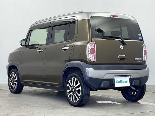 スズキ ハスラー Jスタイル Ⅲ 鹿児島県 2018(平30)年 7万km ブレイブカーキパール/スチールシルバー 純正ナビ/（CD/DVD/BT/フルセグTV）/衝突被害軽減ブレーキ/レーンキープアシスト/ハーフレザーシート/シートヒーター/オートライト/アイドリングストップ/純正アルミホイール/LEDヘッドライト/フォグランプ/スマートキー/プッシュスタート/純正フロアマット/取説、保証書