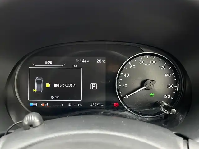 日産 キックス X ツートーンインテリアED 奈良県 2020(令2)年 4.6万km ブリリアントホワイトパール 純正フルセグナビ（ＭＭ３２０Ｄ－Ｌ）　/Ｂｌｕｅｔｏｏｔｈ　/ＣＤ／ＤＶＤ　/全方位モニター　/ＥＴＣ　/レーダークルーズコントロール　/電動パーキングブレーキ　/ブレーキホールド　/ステアリングヒーター/純正アルミホイール/フロアマット/ＬＥＤヘッドライト
