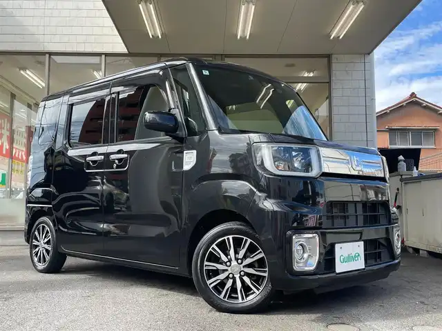 ダイハツ ウェイク G ターボ SA Ⅲ 愛知県 2018(平30)年 8.6万km ブラックマイカメタリック /当店買取/禁煙//純正8インチナビNSZP-X68D//フルセグTV/CD/DVD/SD/USB/ Bluetooth//バックカメラ//スマートアシスト3//LEDヘッド/LEDフォグ/AHB//TRC/Aストップ/TVキャンセラー//Pソナー/ETC/革巻きステアリング//純正フロアマット/ドアバイザー/リヤサンシェード//運転席シートヒーター//ドラレコ（SDカード欠）//保証書/取説/ナビ取説