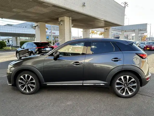 マツダ ＣＸ－３ 20SプロアクティブSパッケージ 宮城県 2018(平30)年 5.6万km マシーングレープレミアムM ・ワンオーナー/・純正ナビ/（フルセグTV/CD/DVD/Bluetooth/USB/AUX)/・クルーズコントロール/・全方位カメラ/・アイドリングストップ/・革ステアリング/・ステアリングスイッチ/・ステアリングヒーター/・MTモード/・パドルシフト/・革シート/・前席シートヒーター/・D席パワーシート/・D席メモリーシート/・電動格納ウィンカーミラー/・電動パーキングブレーキ/・ブレーキホールド/・レーンキープアシスト/・衝突軽減装置/・後方警戒システム/・前後コーナーセンサー/・BOSEスピーカー/・LEDライト/・フロントフォグランプ/・オートライト/・ISOFIX/・ETC/・フロアマット/・トノカバー/・リアプライバシーガラス/・スマートキー/・スペアキー×1/・プッシュスタート/・W＋サイドエアバッグ/ABS/・純正18インチアルミホイール/・冬タイヤあり/・横滑り防止装置/・取扱説明書
