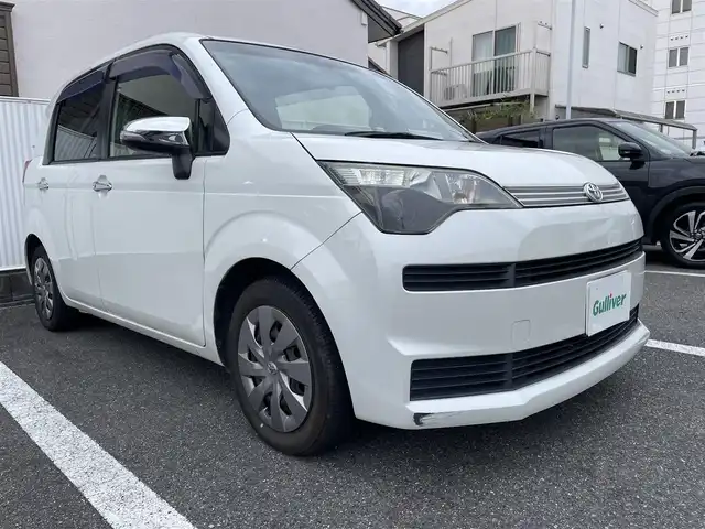 トヨタ スペイド F ジャック 愛知県 2014(平26)年 11万km ホワイトパールクリスタルシャイン 純正ＳＤナビ　/ＤＴＶ　/ＢＴ　/ＣＤ／ＤＶＤ　/左パワースライドドア　/電動格納ミラー　/スマートキー　/オートライト　/純正フロアマット　/ドアバイザー　/ハロゲンヘッドライト