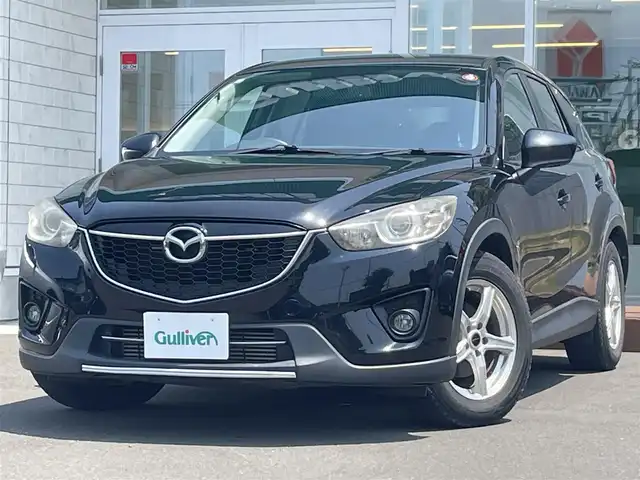 マツダ ＣＸ－５ XD 道央・札幌 2012(平24)年 8.1万km ジェットブラックマイカ ・４WD/・ディーゼルターボ/・社外ナビ/　CD＆DVD＆BT＆TV/・バックカメラ/・オートエアコン/・オートライト/・純正エンジンスターター/・アイドリングストップ/・電動格納ミラー/・純正AW＆夏タイヤ積込/・レインセンサーワイパー/・ETC/・MT付きAT/・純正フロアマット/・ウィンカーミラー/・フォグライト/・HIDヘッドライト/・プッシュスタート/・スマートキー