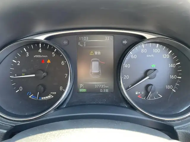 日産 エクストレイル ハイブリッド 20X エマージェンシーブレーキ 長野県 2016(平28)年 3.8万km 黒 純正ナビ（FM/AM、CD、DVD、BT、USB）/バックカメラ、全方位カメラ/フルセグテレビ/ビルトインETC/クルーズコントロール追従有/前席シートヒーター/ダウンヒルアシスト/横滑り防止装置/前後コーナーセンサー/電動リアゲート/ルーフレール/ダブルエアバック/キセノンオートヘッドライト/オートマチックハイビーム/純正フロアマット/純正１７AW/４WD/スマートキー