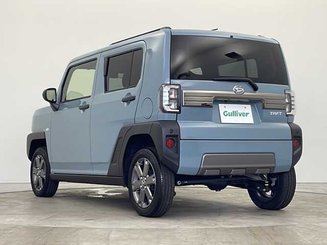 ダイハツ タフト G ダーククロムベンチャー 秋田県 2022(令4)年 0.1千km レイクブルーメタリック 4WD/衝突被害軽減ブレーキ　/横滑り防止装置　/前後コーナーセンサー　/ＬＥＤヘッドライト　/前席シートヒーター　/アイドリングストップ　/ガラスルーフ　/スペアキー　/プッシュスタート　/ＵＳＢ入力端子　/オートライト/純正アルミホイール/フォグランプ
