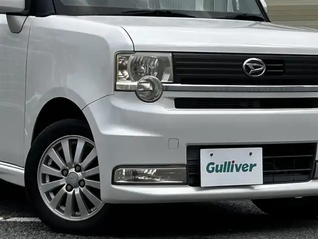 ダイハツ ムーヴ コンテ カスタム Xリミテッド 静岡県 2010(平22)年 12.2万km パールホワイトⅢ ユーザー買取車両/社外SDナビ（MDV-313）/[AM/FM/TV/DVD/AUX]/スマートキー/スペアキー×１/ETC/純正14インチAW/保証書/取扱説明書