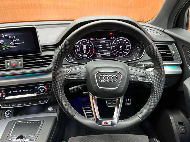 アウディ Ｑ５ 2．0TFSIクワトロ スポーツ 千葉県 2018(平30)年 1.9万km グレイシアホワイトメタリック マトリクスＬＥＤ　/アシスタンスＰＫＧ　/バーチャルコクピット　/ＡＣＣ　/ナビ　/ＴＶ　/Ｂｌｕｅｔｏｏｔｈ接続　/３６０°シートヒーター　/電動リアゲート　/衝突軽減Ｂ　/ＢＳＭ　/ＬＫＡ　/プレゼンスリア　/ＥＴＣ