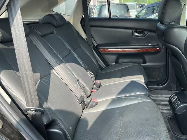 トヨタ ハリアー 240G プレミアム Lパッケージ 千葉県 2012(平24)年 12.5万km ブラック １オーナー　サンルーフ　黒革　パワーシート　シートヒーター　ＥＴＣ　ウッド調コンビハンドル　ウッド調コンビシフト　１８インチＡＷ　リアスポイラー　ＨＩＤ　オートライト　キーレス