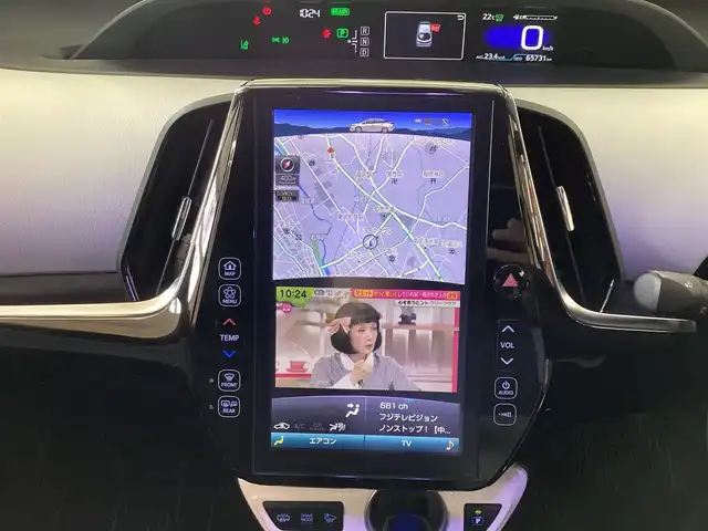 トヨタ プリウス ＰＨＶ S ナビパッケージ 栃木県 2017(平29)年 6.6万km アティチュードブラックマイカ  メーカーナビ/ フルセグテレビ/ バックカメラ/ B/Tオーディオ/ モデリスタエアロ （FSR)/ PCS/ LDA/ クルーズコントロール/ ドアバイザー/ プッシュスタート/ ETC2.0/ LEDヘッドライト/ LEDフォグライト/ ステアリングヒーター/ 純正フロアマット/ 充電ケーブル