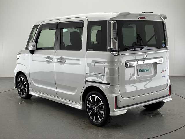 スズキ スペーシア カスタム HYBRID XS ターボ 宮崎県 2020(令2)年 4.7万km ピュアホワイトP SUZUKI Safety Support/〇デュアルカメラブレーキサポート/〇後退時ブレーキサポート/〇誤発進抑制機能/後方誤発進抑制機能/〇車線逸脱警報機能/〇ふらつき警報機能/〇レーダークルーズコントロール/〇オートマチックハイビーム/〇先行車発進お知らせ機能/〇コーナーセンサー/両側パワースライドドア/合皮シート/シートヒーター/パドルシフト/LEDヘッドライト/アイドリングストップ/純正15インチAW/スマートキー×2/取扱説明書