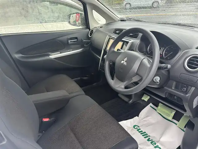 三菱 ｅＫカスタム M 京都府 2014(平26)年 3.6万km シルキーホワイト ・純正7インチメモリナビ(NR-MZ03)/　ワンセグ/　CD/DVD再生/　SD再生/・アイドリングストップ/・電格ミラー/・純正14インチAW/・純正マット/・純正バイザー/・取説/保証書