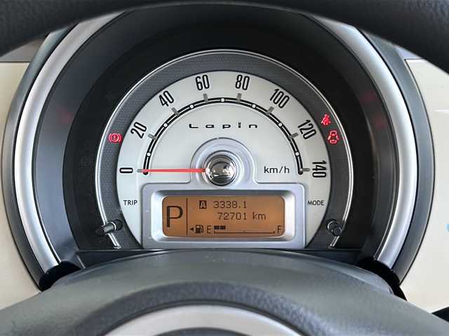 スズキ ラパン X 富山県 2010(平22)年 7.3万km アロマティックアクアメタリック ワンオーナー/純正オーディオ/スマートキー/スペアキー有/プッシュスタート/純正アルミホイール/盗難防止装置/保証書付/取扱説明書付/純正フロアマット