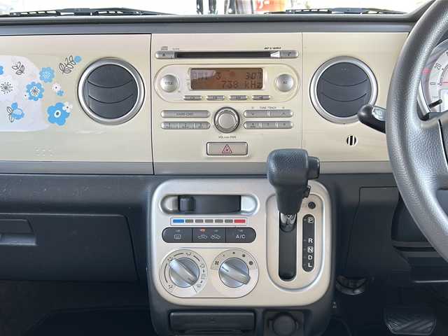 スズキ ラパン X 富山県 2010(平22)年 7.3万km アロマティックアクアメタリック ワンオーナー/純正オーディオ/スマートキー/スペアキー有/プッシュスタート/純正アルミホイール/盗難防止装置/保証書付/取扱説明書付/純正フロアマット