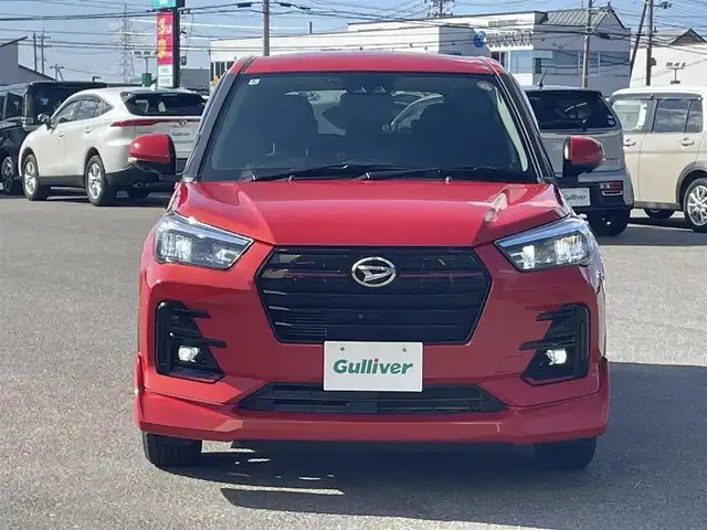 ダイハツ ロッキー X 山形県 2020(令2)年 7.1万km コンパーノレッド 衝突被害軽減/ディスプレイオーディオ/　　【BT　フルセグ　USB】/全周囲カメラ/LEDオートライト/フォグランプ/16インチアルミホイール/横滑り防止装置/コーナーセンサー/盗難防止装置/アイドリングストップ/MTモード付AT/カーテンエアバック/純正フロアマット/電動格納ミラー/スマートキー×２/ETC
