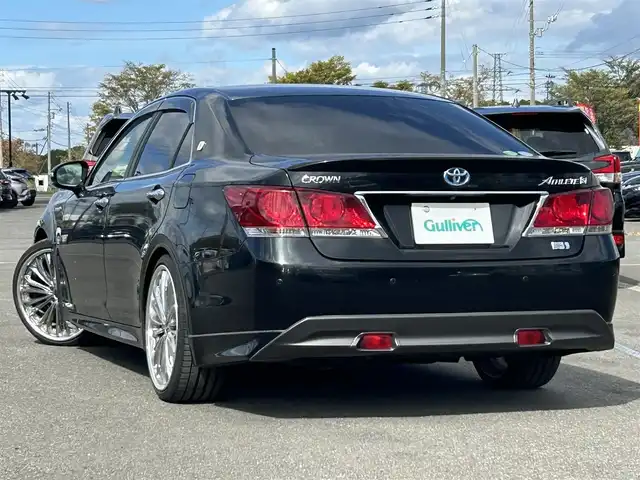 トヨタ クラウン ハイブリッド アスリートS 道央・札幌 2013(平25)年 11.1万km プレシャスブラックパール ４WD/寒冷地仕様/純正メーカーナビ/CD/DVD/BT/フルセグ/社外20アルミ/横滑り防止装置/レーダークルーズコントロール/クリアランスソナー/バックカメラ/ビルトインETC/ドライブレコーダー/EVMODE/ワイパーデアイサー/前席パワーシート/前席シートヒーター/ハンドルヒーター/ステアリングリモコン/MTモード付AT/プッシュスタート/スマートキー/HIDヘッドライト/オートライト/フォグランプ/電動格納ミラー/ヒーテッドドアミラー/ウィンカーミラー/純正フロアマット/ドアバイザー