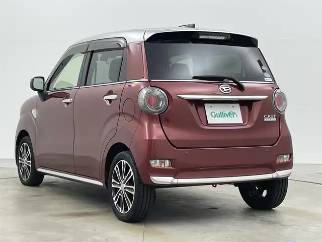 ダイハツ キャスト スタイル G ターボ SAⅡ 岡山県 2016(平28)年 3.8万km ファイアークォーツレッドM ナビ/【Bluetooth/フルセグTV/USB/CD/DVD】/型番:MDV-D502BT/バックカメラ/社外ドライブレコーダー（前後）/衝突軽減ブレーキシステム/ＥＴＣ/ＬＥＤヘッドライト/オートライト/フォグランプ/プッシュスタート/アイドリングストップ/純正フロアマット/純正15インチアルミホイール/スマートキー×1