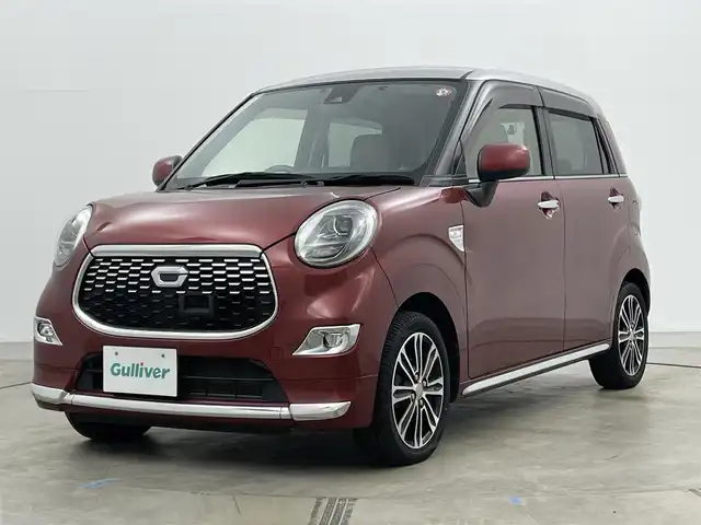 ダイハツ キャスト スタイル G ターボ SAⅡ 岡山県 2016(平28)年 3.8万km ファイアークォーツレッドM ナビ/【Bluetooth/フルセグTV/USB/CD/DVD】/型番:MDV-D502BT/バックカメラ/社外ドライブレコーダー（前後）/衝突軽減ブレーキシステム/ＥＴＣ/ＬＥＤヘッドライト/オートライト/フォグランプ/プッシュスタート/アイドリングストップ/純正フロアマット/純正15インチアルミホイール/スマートキー×1