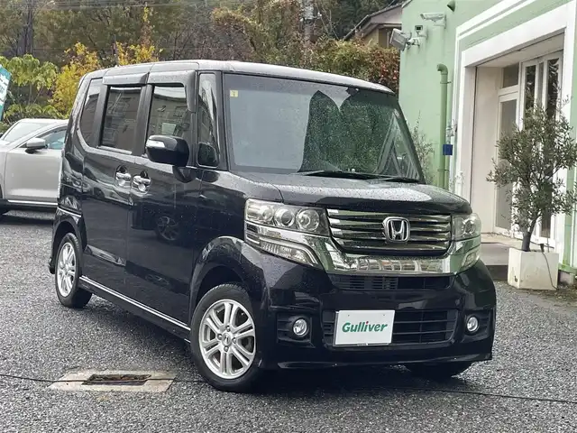 ホンダ Ｎ ＢＯＸ カスタム G Lパッケージ 埼玉県 2013(平25)年 3.6万km プレミアムゴールドパープルパール ワンオーナー車/純正ナビTV/バックカメラ/ETC/両側パワースライドドア/HIDライト/純正アルミホイール/プッシュスタート/スマートキー/走行３５２８７キロ/保証書付整備手帳/取扱説明書