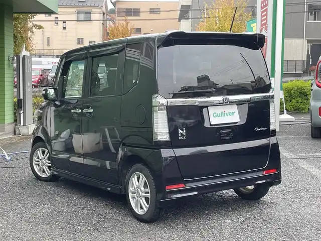 ホンダ Ｎ ＢＯＸ カスタム G Lパッケージ 埼玉県 2013(平25)年 3.6万km プレミアムゴールドパープルパール ワンオーナー車/純正ナビTV/バックカメラ/ETC/両側パワースライドドア/HIDライト/純正アルミホイール/プッシュスタート/スマートキー/走行３５２８７キロ/保証書付整備手帳/取扱説明書