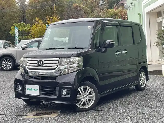 ホンダ Ｎ ＢＯＸ カスタム G Lパッケージ 埼玉県 2013(平25)年 3.6万km プレミアムゴールドパープルパール ワンオーナー車/純正ナビTV/バックカメラ/ETC/両側パワースライドドア/HIDライト/純正アルミホイール/プッシュスタート/スマートキー/走行３５２８７キロ/保証書付整備手帳/取扱説明書