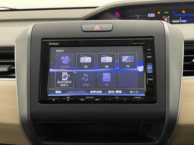 ホンダ フリード ハイブリット G ホンダセンシング 長野県 2016(平28)年 4.1万km クリスタルブラックパール ホンダセンシング/純正SDナビ /フルセグテレビ/Bluetooth/AppleCarPlay/DVD/バックカメラ　/ビルドインＥＴＣ　/両側パワースライドドア　/レーダークルーズコントロール/レーンキープアシスト　/コーナーセンサー　/オートライト/キセノンヘッドライト/ドアバイザー/ローダウン（純正サス有）