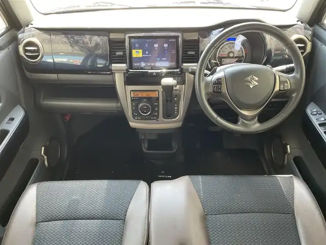 スズキ ハスラー Jスタイル Ⅲ ターボ 兵庫県 2018(平30)年 9.6万km ブレイブカーキパール/スチールシルバー 社外ナビ(AVIC-RLS901)/(CD/DVD/BT/USB/iPod)/フルセグTV/全周囲カメラ/ETC/衝突軽減ブレーキ/パドルシフト/前席シートヒーター/ハーフレザーシート/HIDヘッドライト/オートライト/フォグランプ/ステアリングリモコン/スマートキー/純正フロアマット/社外ドアバイザー