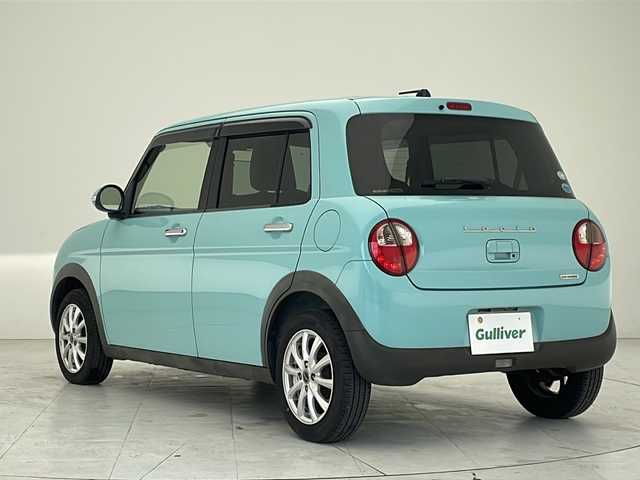 スズキ ラパン X 沖縄県 2015(平27)年 8.6万km フレンチミントPM 純正オーディオ　/(ＡＭ　ＦＭ　ＣＤ　ＡＵＸ)　/ビルトインＥＴＣ　/レーダーブレーキサポート/スマートキー　/プッシュスタート　/シートヒーター　/ＬＥＤヘッドライト　/アイドリングストップ　/オートライト　/オートエアコン/電動格納ミラー　/社外アルミホイール/純正フロアマット